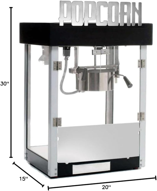 Benchmark 11045 Metropolitan Popcorn Machine, 120V, 980W, 8.2A, 4 oz Popper